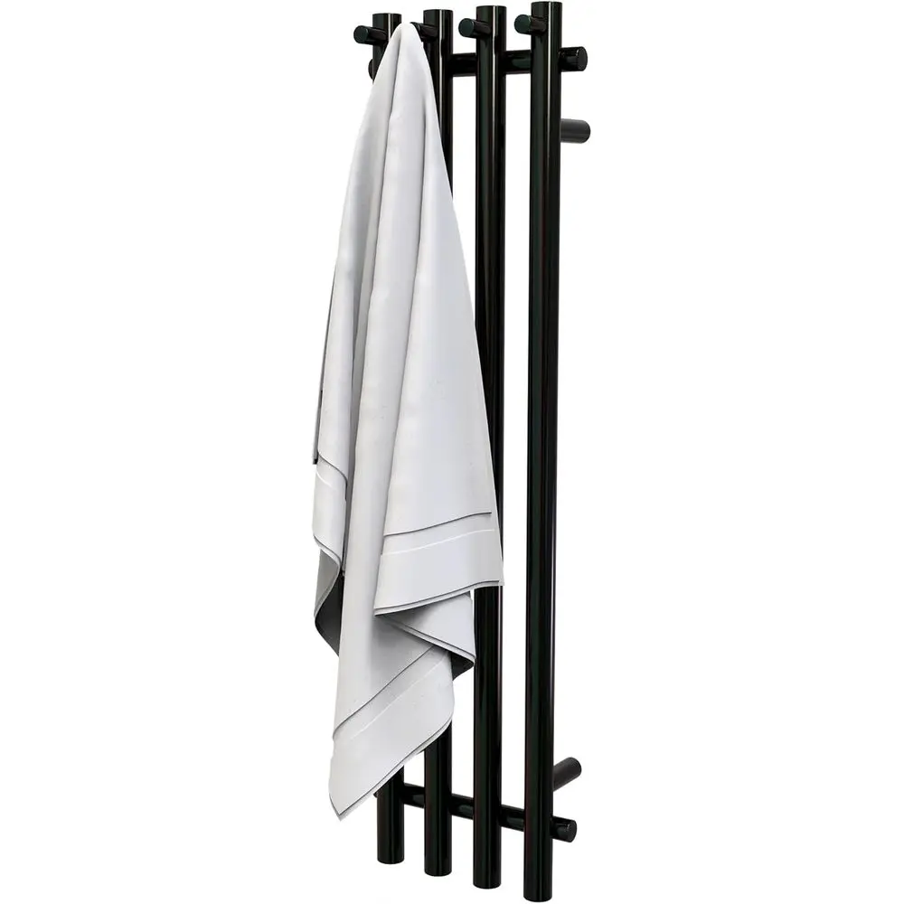 

Heated Towel Rack, Towel Warmer with Timer, Wall Mounted hot Towel Warmer Rack or Bathroom, Hardwired or Plug-in els Veal Towel