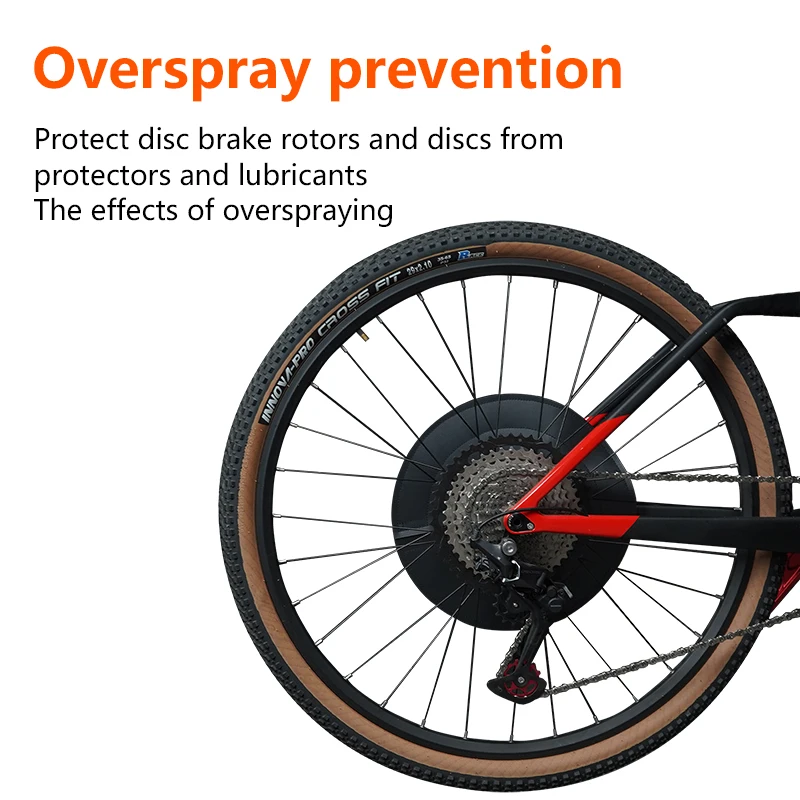 Bike Car Wash Protective Cover Road Mountain Bike Anti-Fouling Cover Disc Anti-Fouling Plate Cycling Maintenance Car Wash Tool