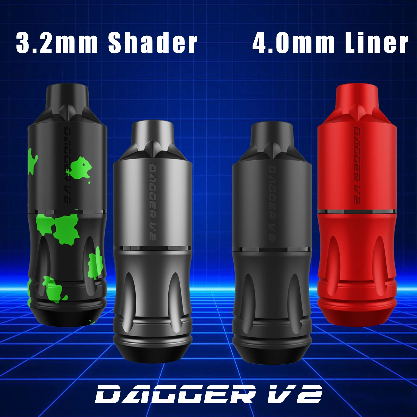 

EZ Dagger V2 SMP Cartridge Rotary Tattoo Machine Pen 3.2mm 4.0mm Stroke Swiss Motor for Shadering Lining for Tattoo Needles