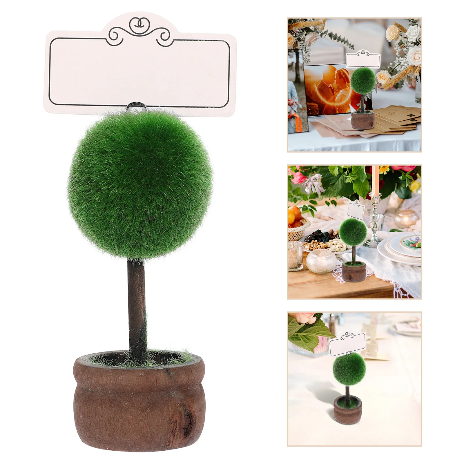 

Resin Table Number Holder Photo Clip Desk Name Place Card Holder Menu Card Stands for Wedding Party Office Decoration