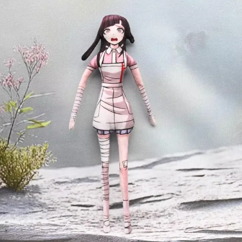 Danganronpa 28cm/11.02in anime brinquedo de pelúcia ativo fio ferro esqueleto figuras dos desenhos animados periféricos modelo halloween presente novidade boneca