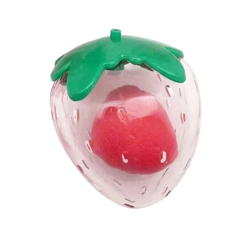 

Washable Strawberry Dog Toy Healths Puppies Safe Toy Soothing Chew Toy