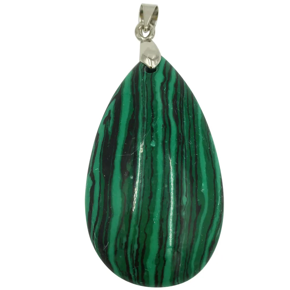 Carnelian Opal Goldstone Blue Sand Labradorite Tiger\'s Eye Crystal Water Drop Women Men Pendant Bead PC5403