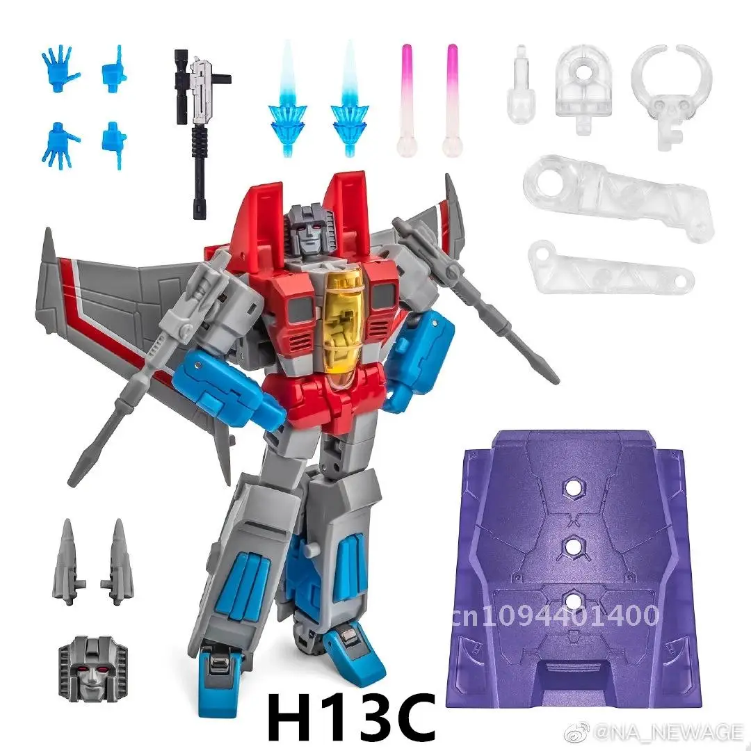 【Em estoque】Transformation Newage NA V1.5 H13C Lucifer Starscream Terceiro Aniversário Limitado Ver G1 Figura de ação com caixa