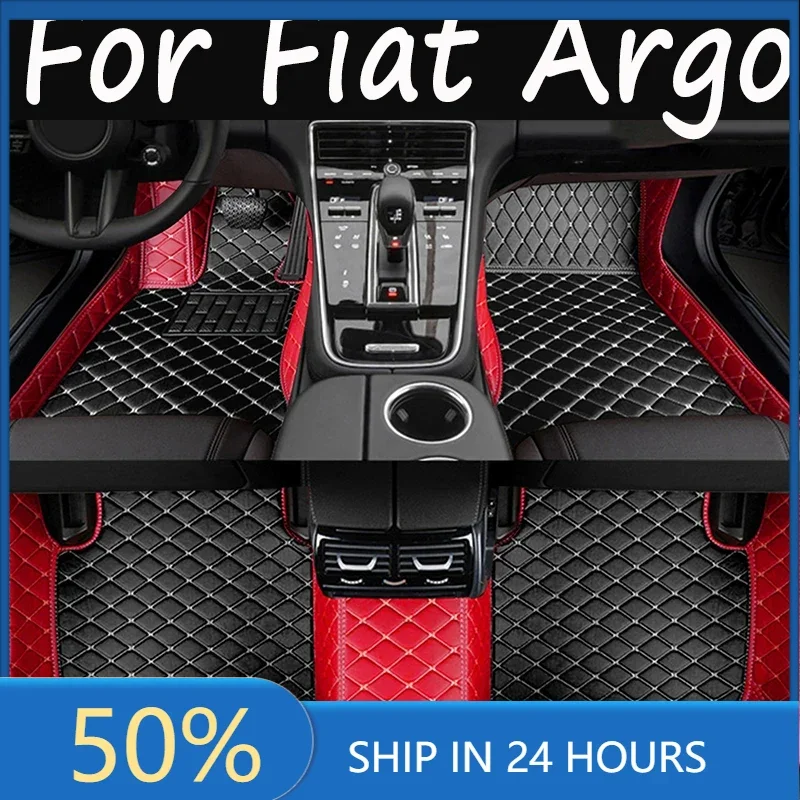 

Car Floor Mats For Fiat Argo 2018-2021 Auto DropShipping Center Interior Accessories Leather Carpets Rugs Foot Pads