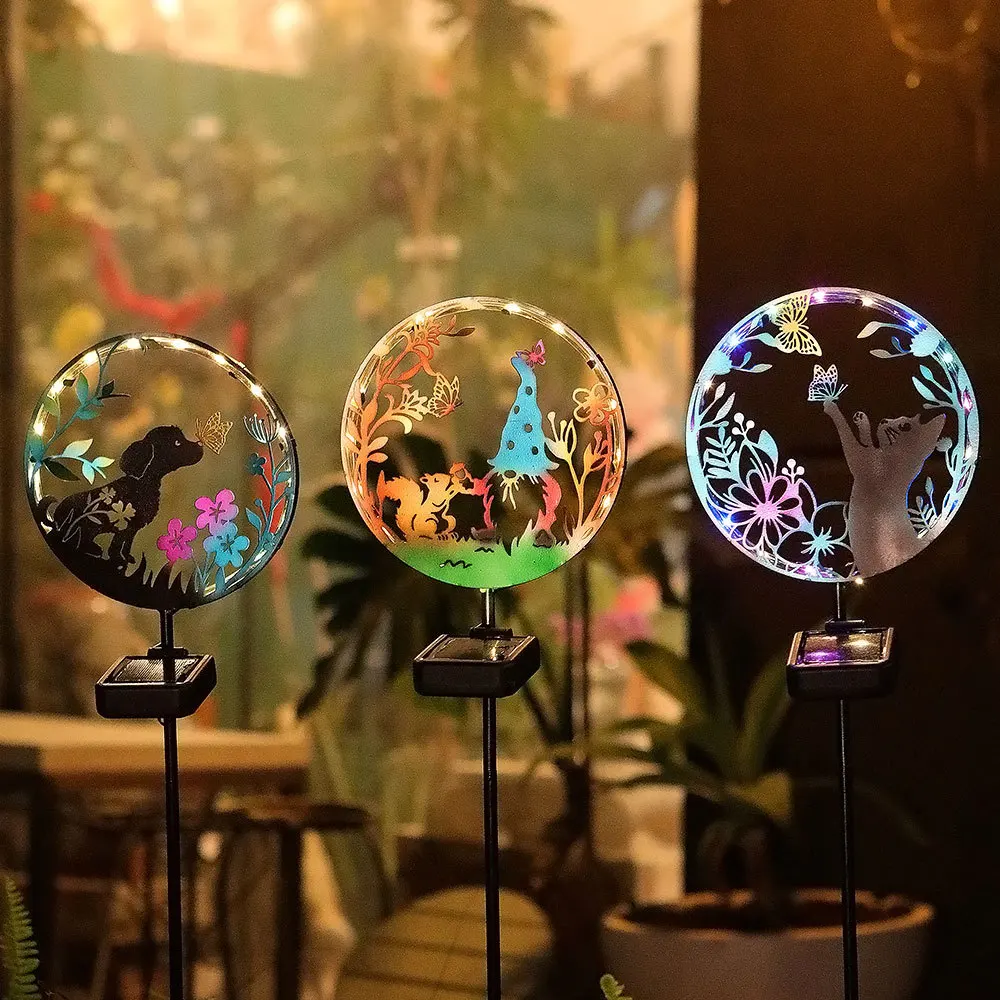 

Solar-Powered Iron Cat & Butterfly Lawn Light – Outdoor Garden Decorative Projection Spotlight Solar Led Light Outdoor