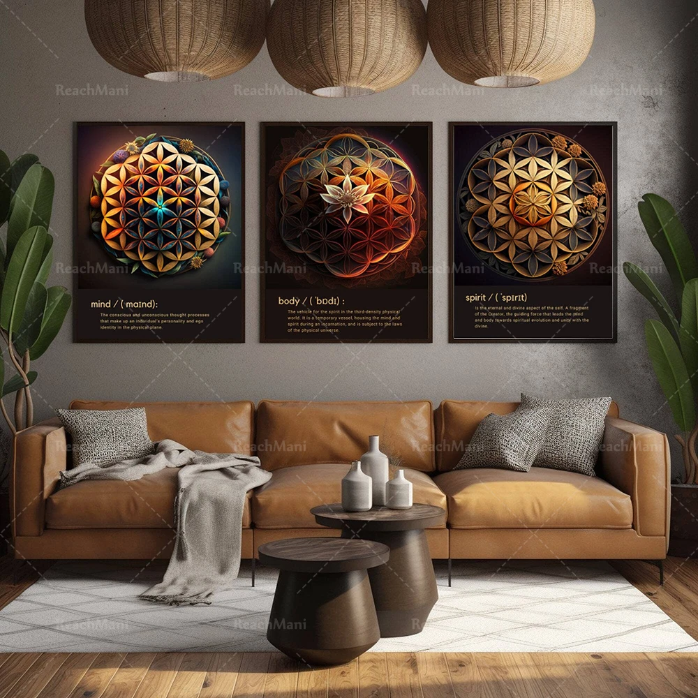Home Gym Zen - Mind Body Spirit - Kleurrijke moderne