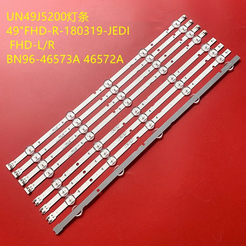 

New 5set=40pcs Original LED backlight strip for Samsung 49J5290 UN49J5290AG UN49j5200AG UN49J5290 BN96-46572A 46573A 49 FHD R L