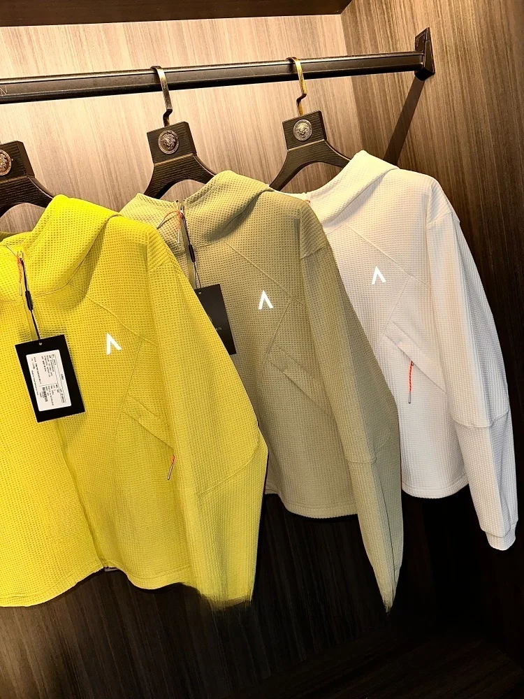 Washed Texture Harem Style Casual Hooded Open Cardigan Jacket for Men And Women Spring Season Fashion Urban Polyester Fiber