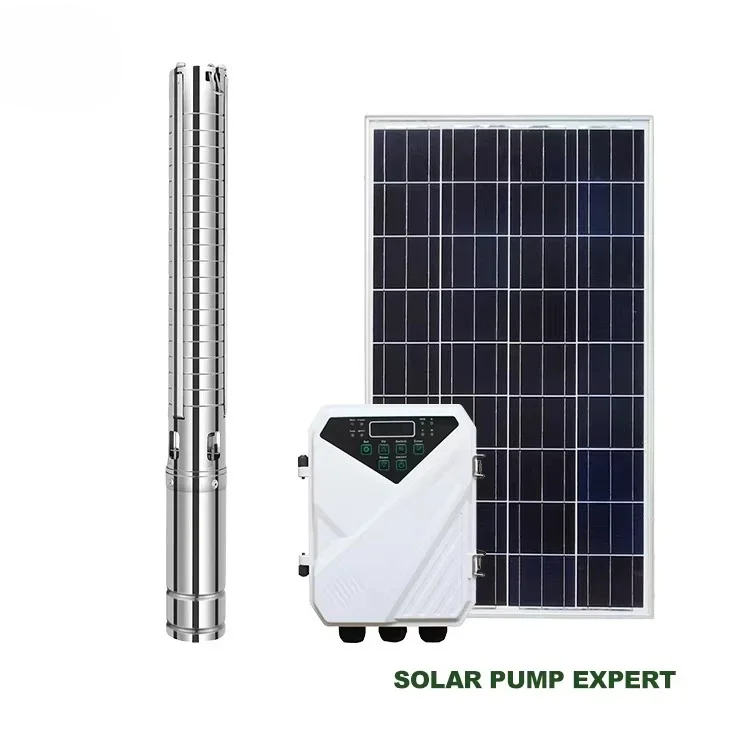 

Difful Factory 175 m Head 2200w ACDC Solar Water Pump for Deep Well Irrigation in Cambodia