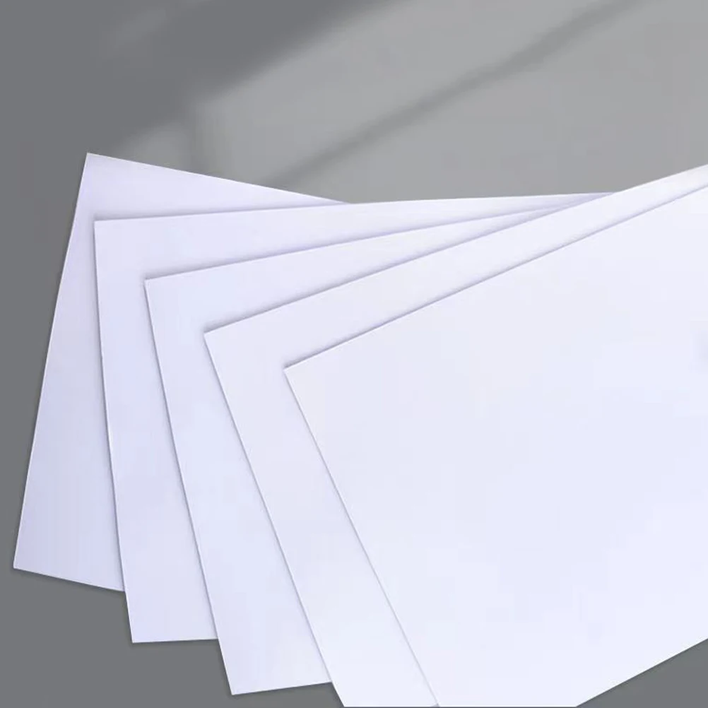 ورق طابعة أبيض مقاس A4 مكون من 100 ورقة ورق نسخ مزدوج الجوانب مضاد للكهرباء الساكنة لطباعة المكاتب وناسخة المستندات الشفافة