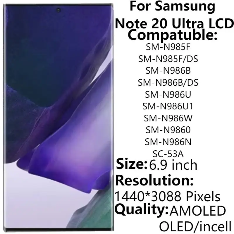 69-super-oled-n986b-for-samsung-note-20-ultra-n985f-lcd-display-with-frame-touch-screen-digitizer-assembly-replacement-parts