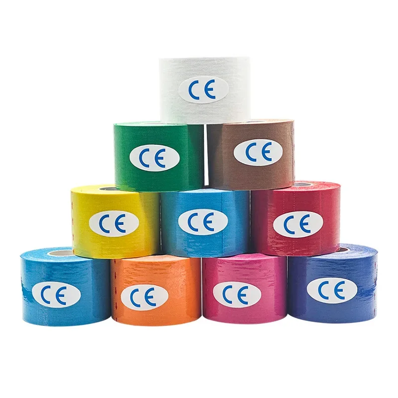 

Sports Waterproof Kinesiology Tape Stickers Athletic Bandage Muscle Recovery Protector Strapping Pain Relief Tennis Gym Coospo