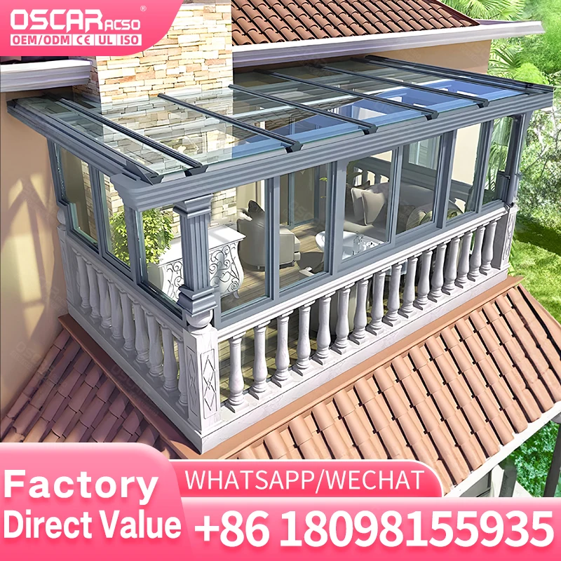 Customized Aluminum Sunroom Factory Directly Supplier for Outdoor Patio Use with HighQuality Materials and Modern Design in The