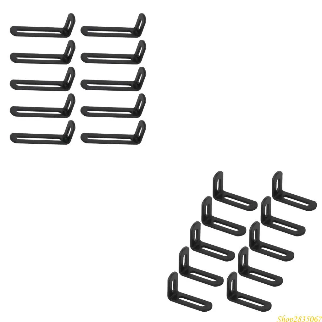 

90 Degree Right Angles Metal Brackets for Secure Shelf Furniture Reinforcement 831F