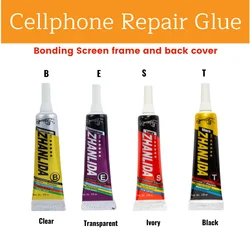 Zhanlida B/E/S/T Contact Adhesive with Precision Applicator Tip for Phone Screen Frame Bonding and Battery Back Cover Repair