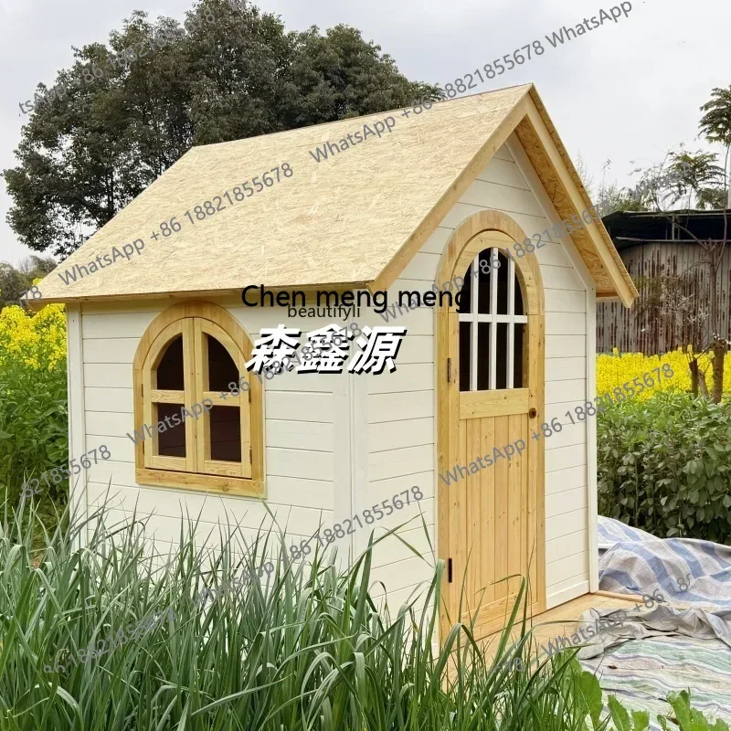 

D178 Terrace Outdoor Chalet, Assembled Tree House Chalet Interactive Mobile Chalet Outdoor Chalet Garden