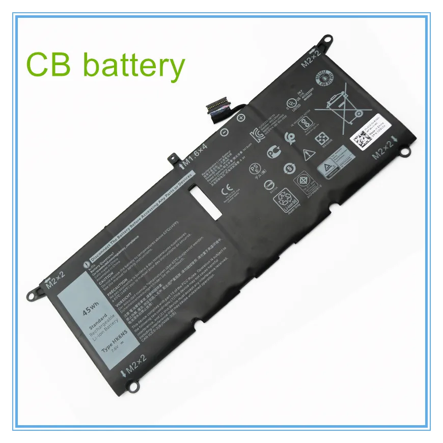 HK6N5 Laptop Battery HK6N5 Series Notebook Black 7.6V 45Wh 5800mAh