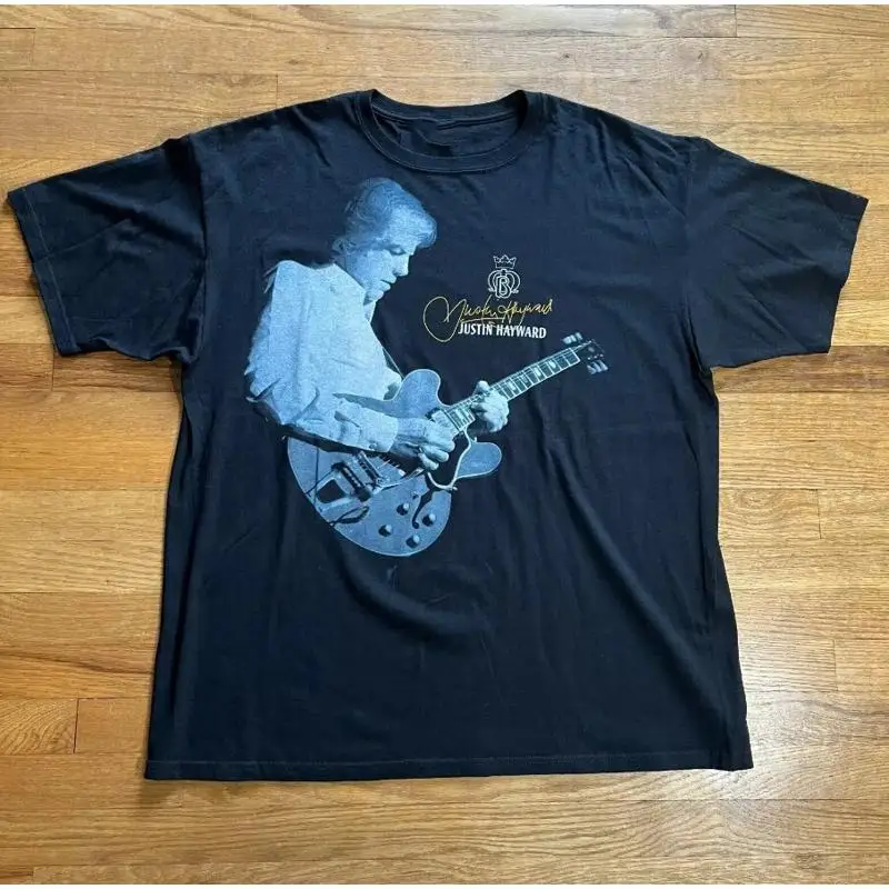 

SALE Rare Justin Hayward Guitar 2010 For Fan S to 5XL T shirt