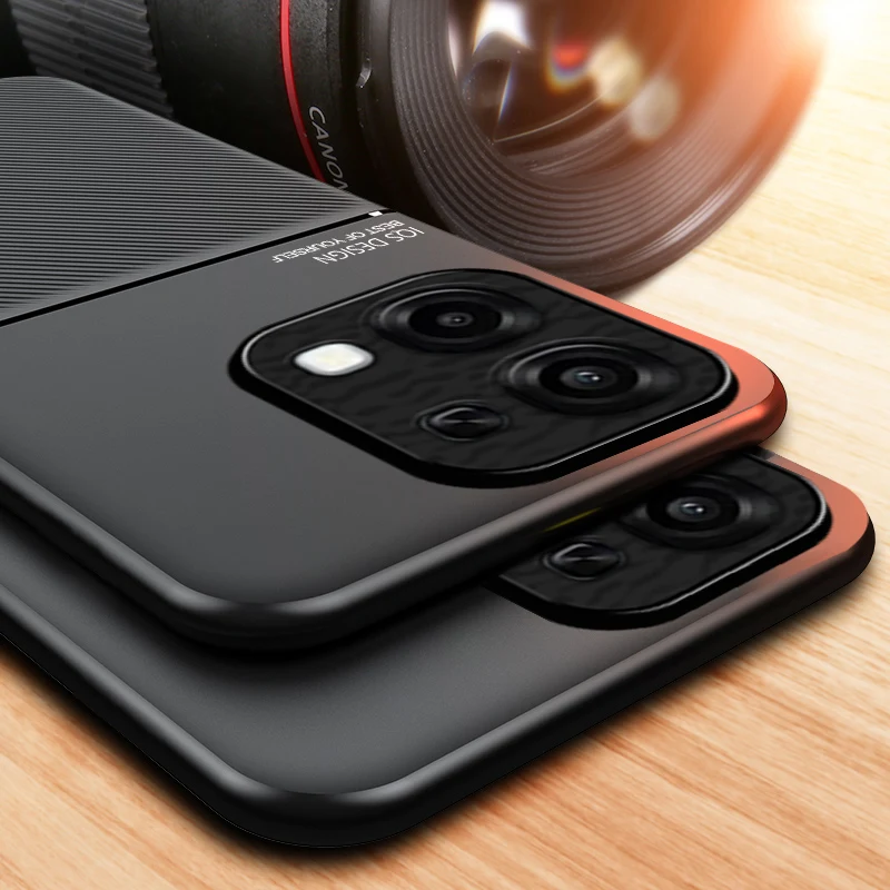 For Oppo A5 A6 Pro Phone Case Ultra-thin Magnetic Texture Leather Case for Oppo A5 A6 5G A60 A5X Back Cover Mobile Phone Coques view 4