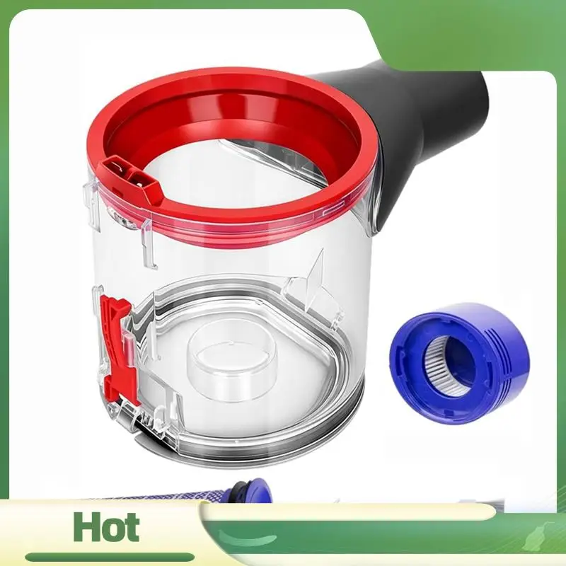 N95R Replacement Accessories Set For Dyson V7 V8 SV10 SV11 Vacuum Cleaner- Bottom Bin Cover& Pre-Post Filter Parts