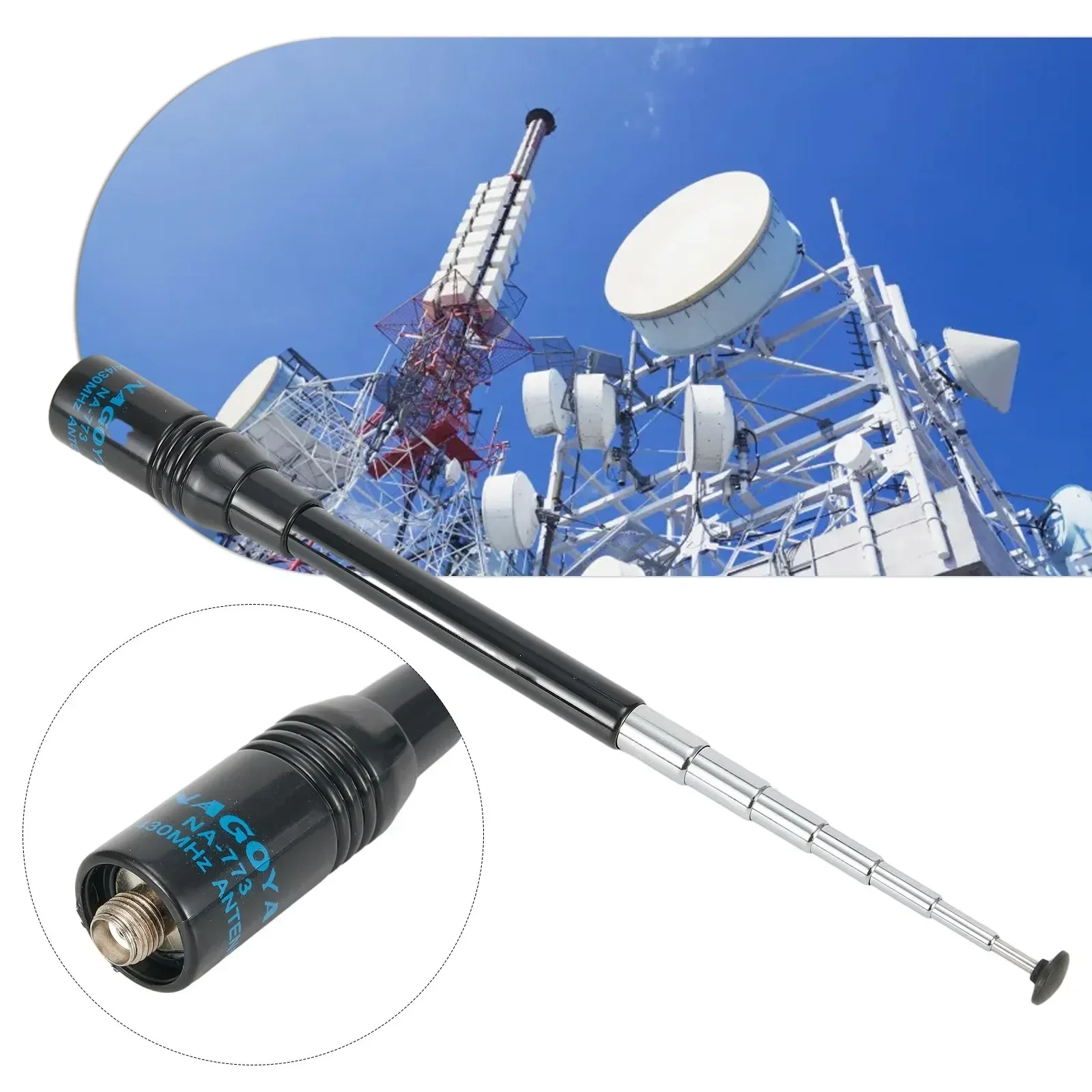 Antena NA-773 sma-female antena penerima untuk Baofeng UV-5R UV-B5 82 BF-888s Radio dengan 2.15/3dBi sinyal