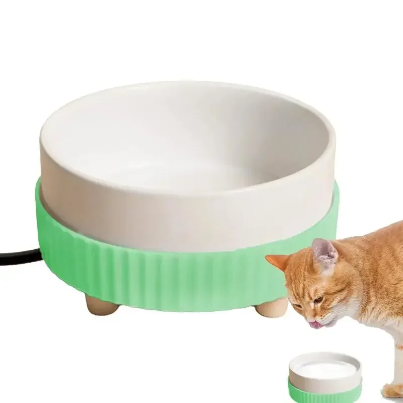 

Water Indoor Container Thermal Pet USB dog Dispenser Bowl Heated Rechargeable cat Food Drinking Supplies