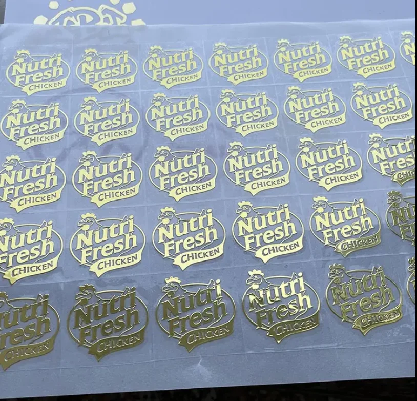 Customized Electroformed 3D Brand Logo Metal Transfer Printing Stickers Tags Electroplated Nickel Stickers