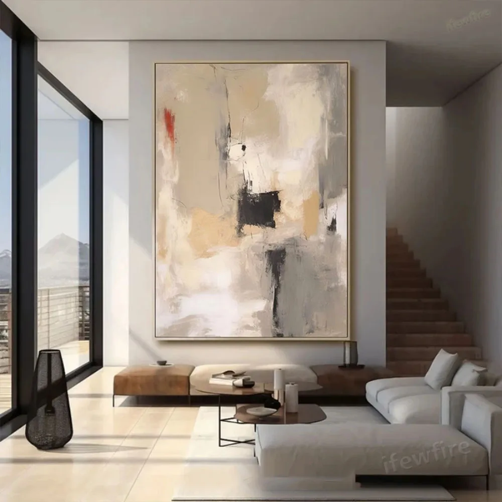 

High Quality Eiffel Tower Interior Wall Art Pictures Handmade Abstract Canvas Oil Paintings Decor Home Piece Wall Painting Room