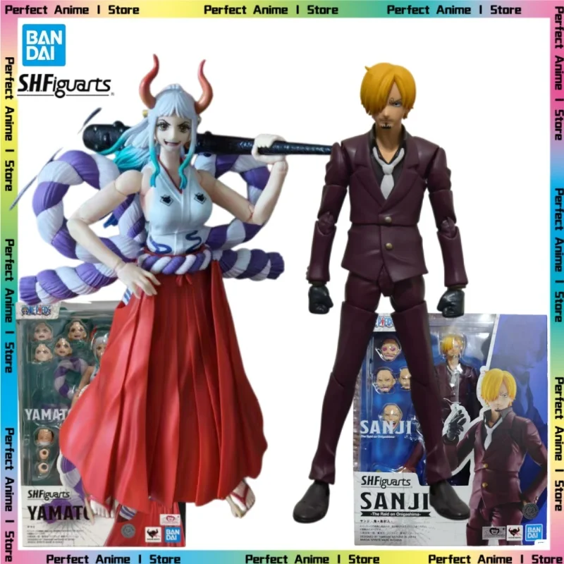 

In Stock Bandai SHF Sanji Sanji One Piece Ghost Island Wano Country Yamato Kaido's Daughter Action Figure