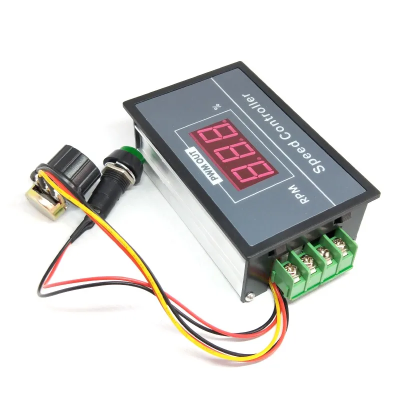 DC 6-60V 12V 24V 36V 48V 30A PWM DC Motor Speed Controller Regulator Motor Speed Controller with Start Stop Switch image 3