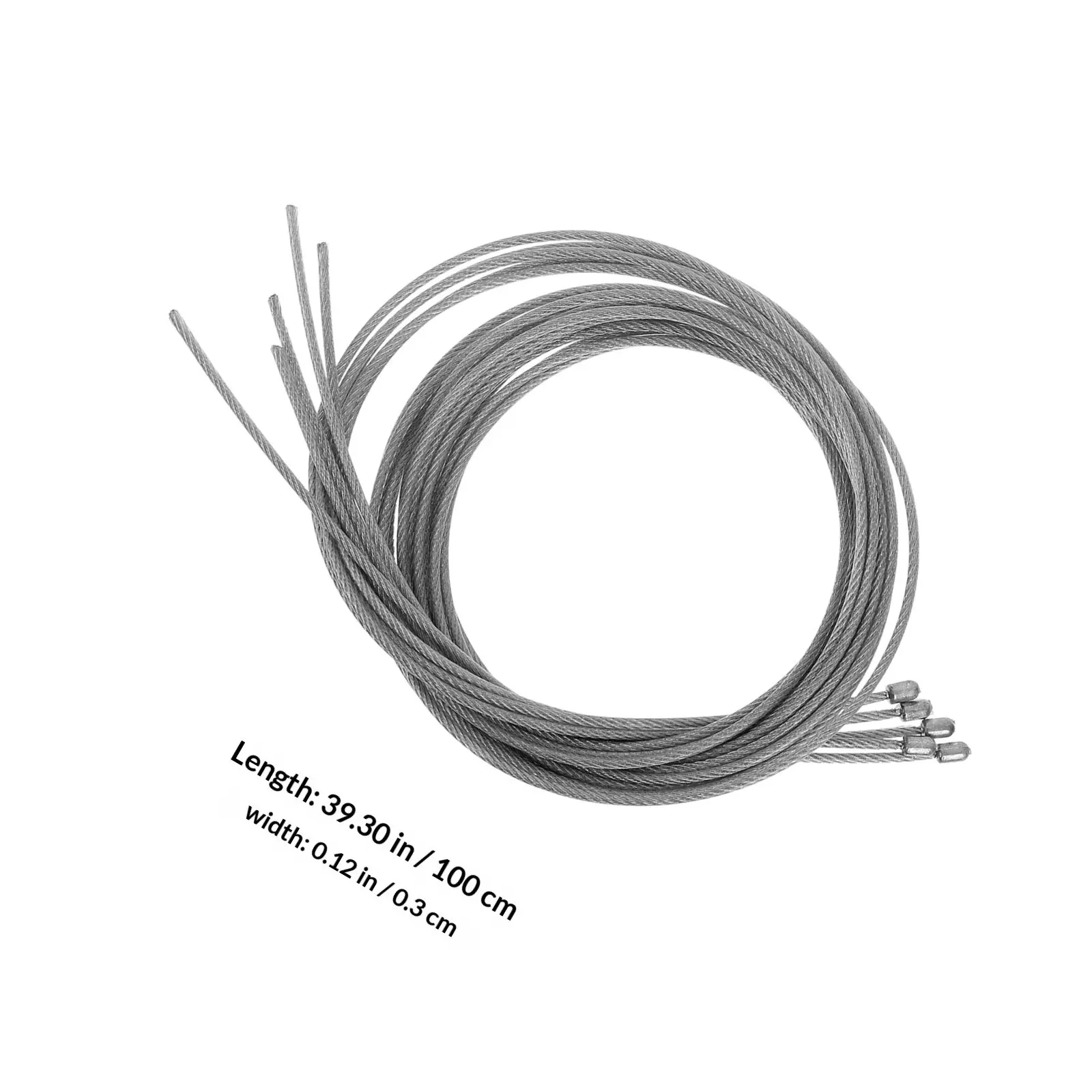 5Sets Lighting Suspension Kit Ceiling Cable Hanging Wires for Pendant Lights String Light Suspend Cable Strip Lamp Metal Wire