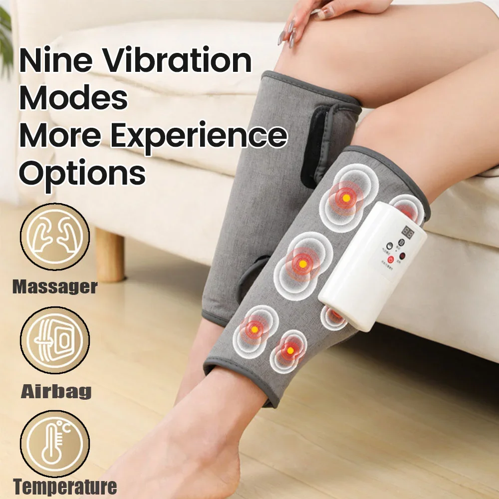 Customizable Electric Vibration Leg Massager Hot Compress Professional Pressure Therapy Foot Air Compression Muscle