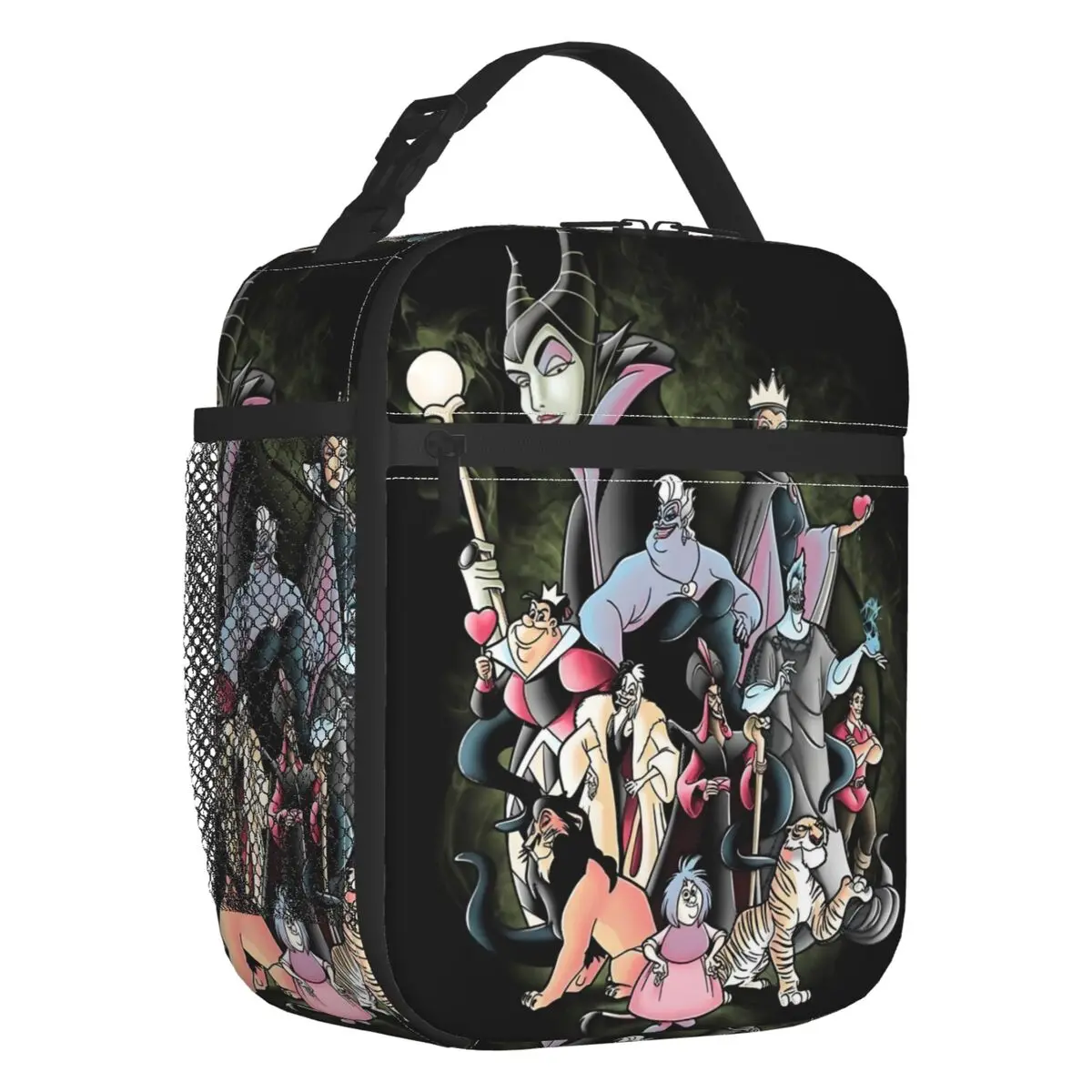 

Женская изолированная сумка-тоут ужасных злодеев на заказ, милая анимационная многоразовая термохолодильник, коробка для бенто, уличный кемпинг, путешествия