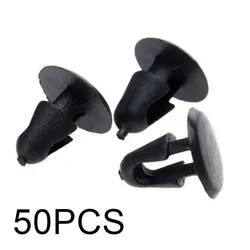 50x Fastener 5mm Dia Hole Push Car Door Trim Panel Clip Retainer For G/M For Toyota Automotive Clip Accessories