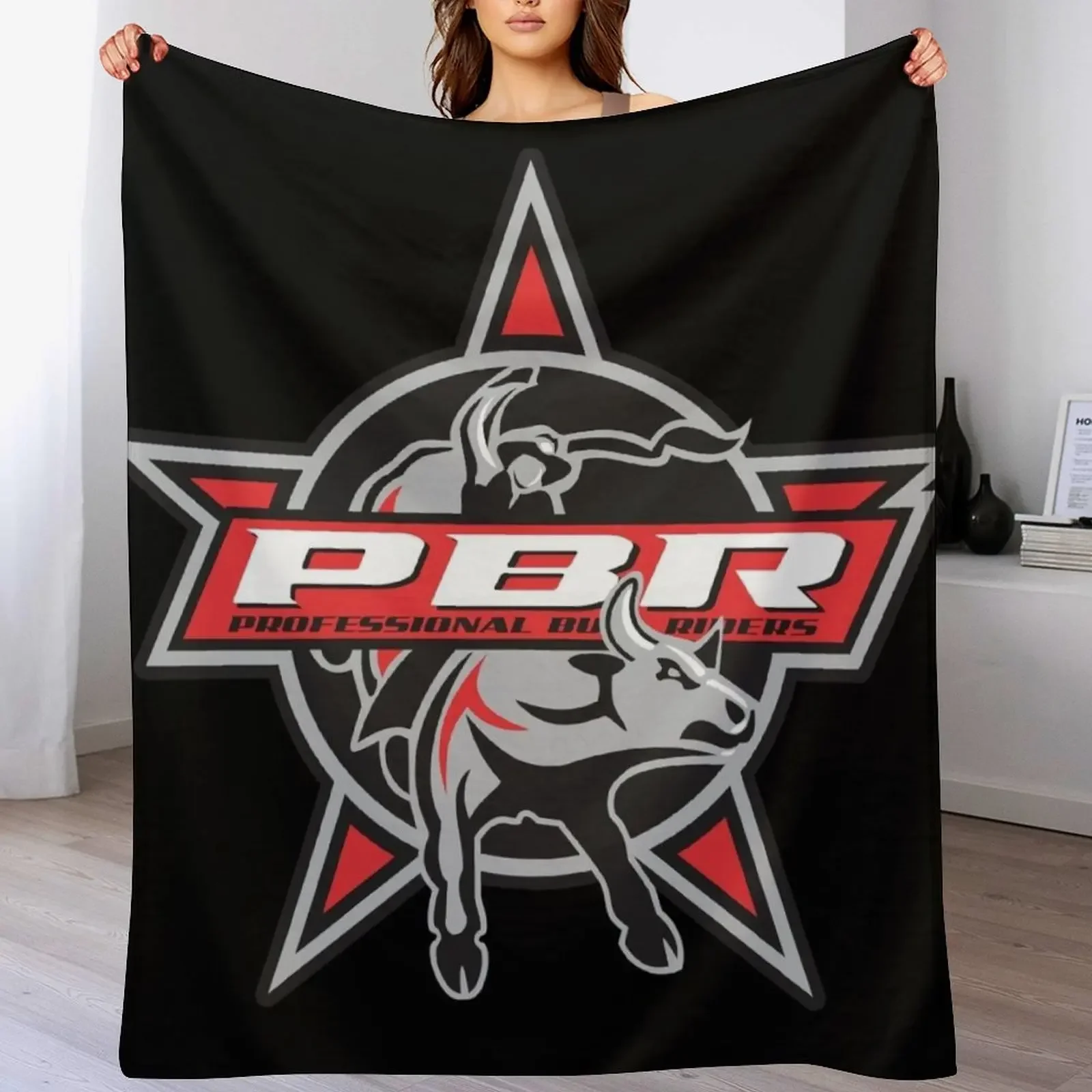 

Pro Yeehaa Rodeo USA Throw Blanket Warm Flannel Blanket for Couch Chair Bedroom