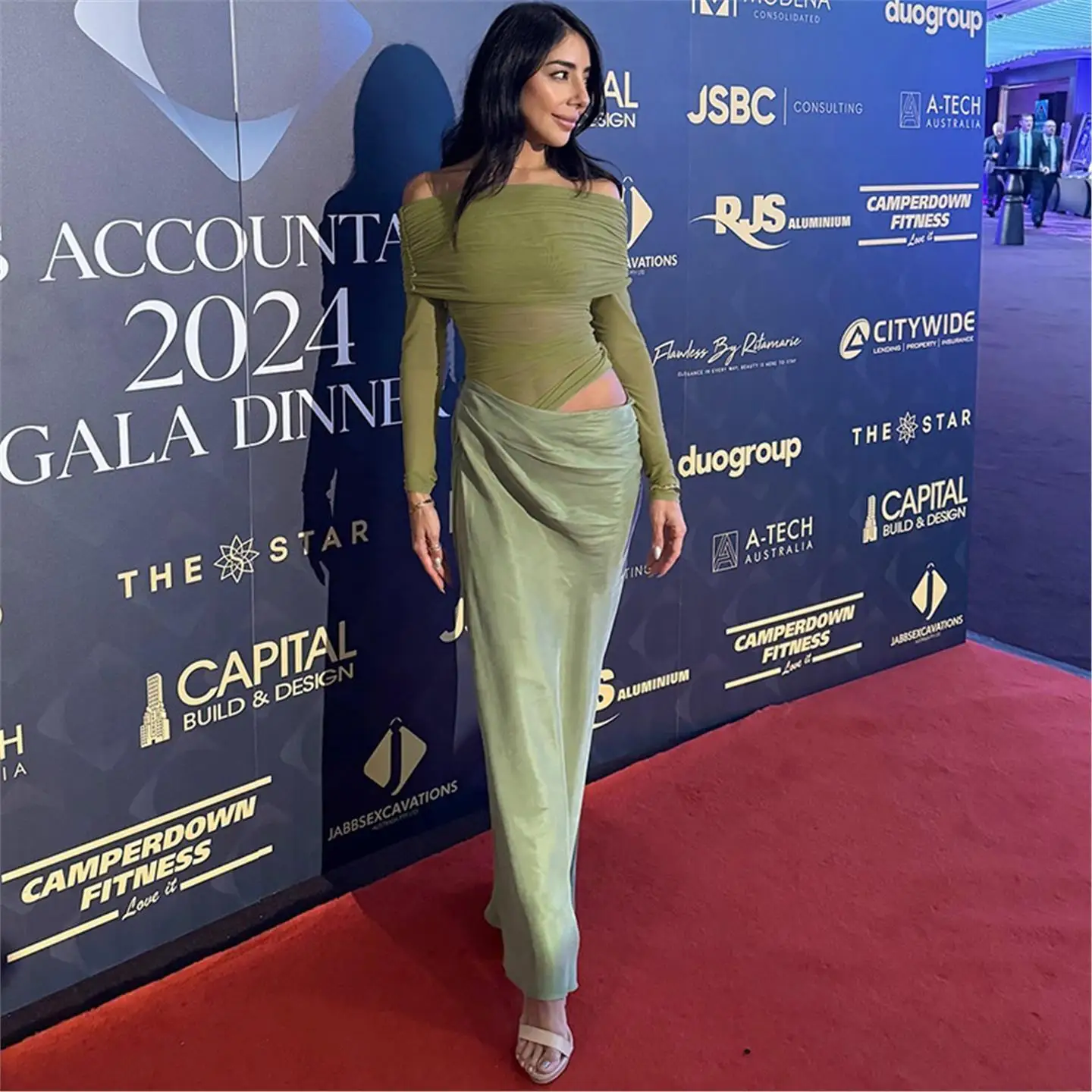 2025 novas mulheres de um ombro manga longa me painéis bodycon dr europeu sle cintura alta casual wear meados de ano