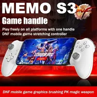 MEMO S3 Gamepad Mobile Type-C Phone Hall Effect Controller Stick Joystick Dual Mode For Android PS Cloud Game Customized Handle