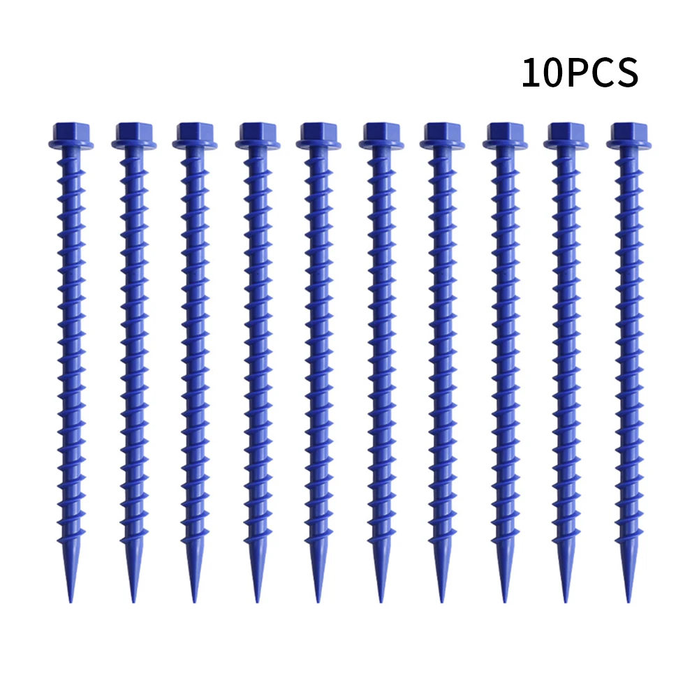 Brand New Tent Pegs Ground Spikes Floor Nails Goal Grass Hard Ground Hiking Length Mountaineering PP Plastic Pitch