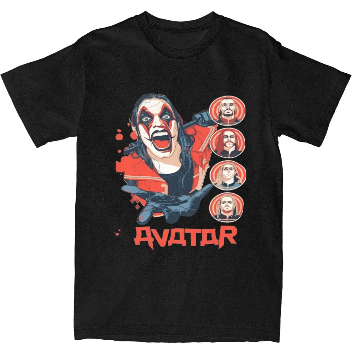 Heavy Metal Band Avatar Men Women's T Shirt Johannes Eckerstrom Merch Humorous Tee Shirt T-Shirt 100% Cotton Original Clothes