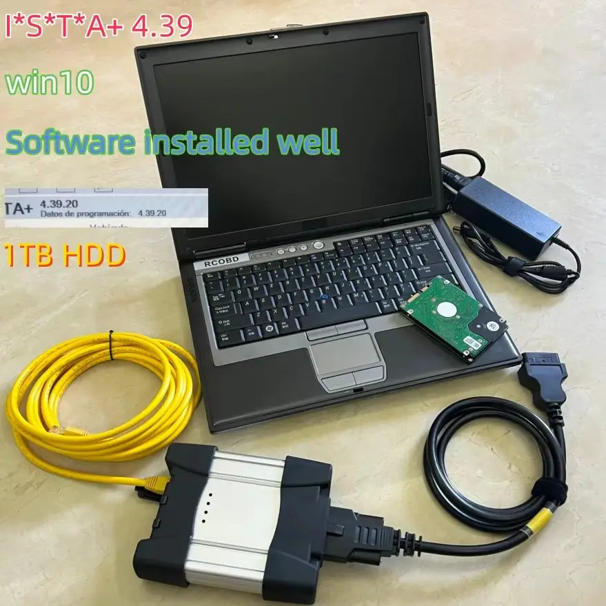 ICOM Next for BMW Diagnostic Tool ECU Programming Software V01.2023 D 4.39 1TB HDD Hard disk Win10 Auto OBD2 Tool Code Scanner
