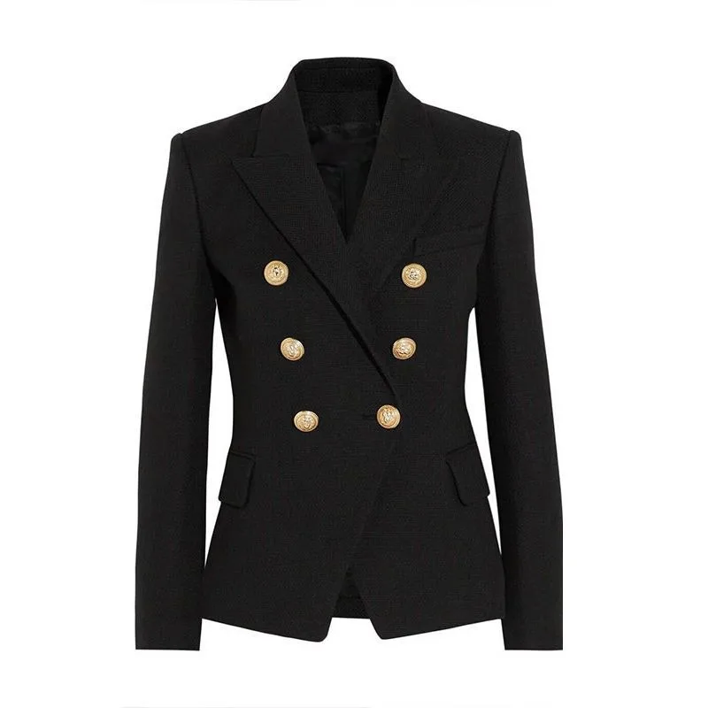 

British Style Cinched Waist Double-breasted Trendy High-end Fashionable Women's Clothing The New Spring and Autumn Suit Jacket