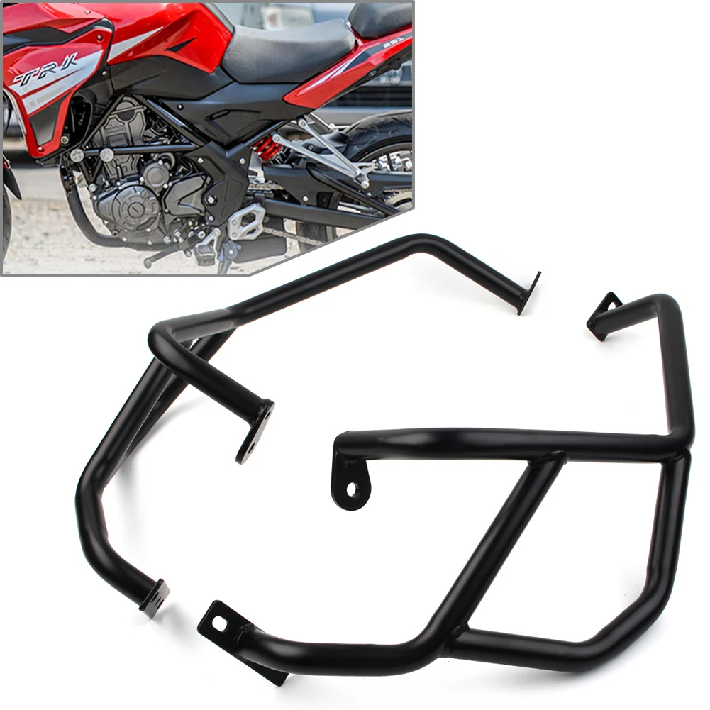 

For Benelli TRK251 BJ250 2018 2019 2020 Motorbike Engine Bumper Guard Upper Highway Crash Bar Protector Steel