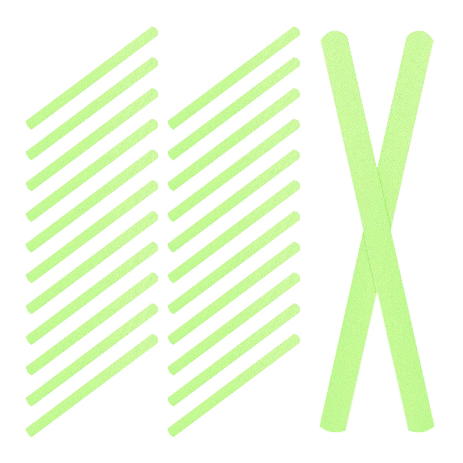 

24Pcs Glow in Dark Anti-Skid Stair Tape Peva Non-Slip Safety Strips Waterproof for Indoor Outdoor Luminous Reflective Warning