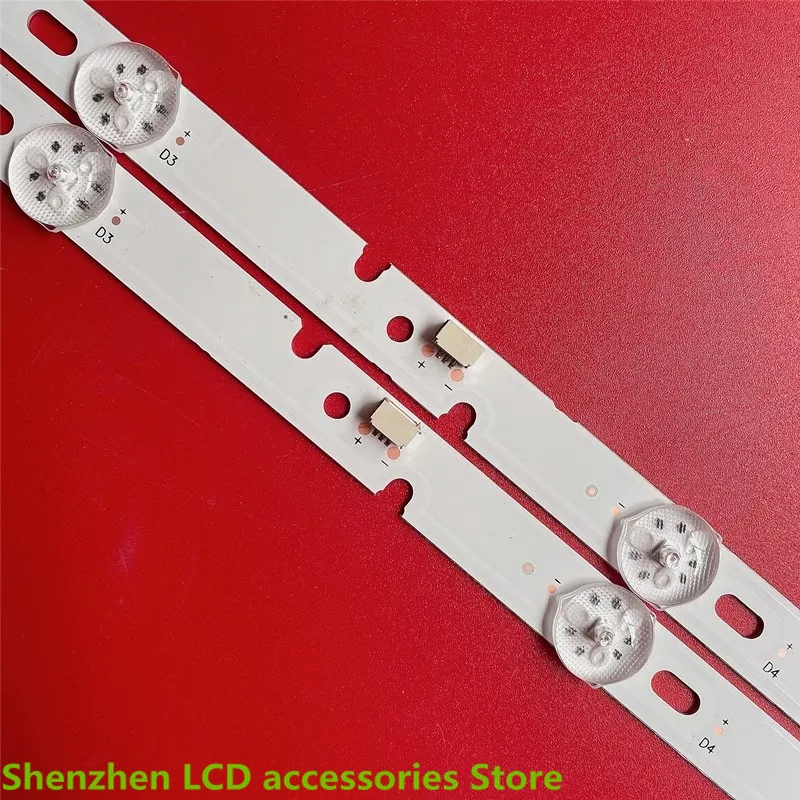 แถบไฟแบ็คไลท์ LED สำหรับ Xiaomi 06-32C2X6-598-M13W12-200315-LL L32M6-ES 58.9ซม. 6LED 100% ใหม่