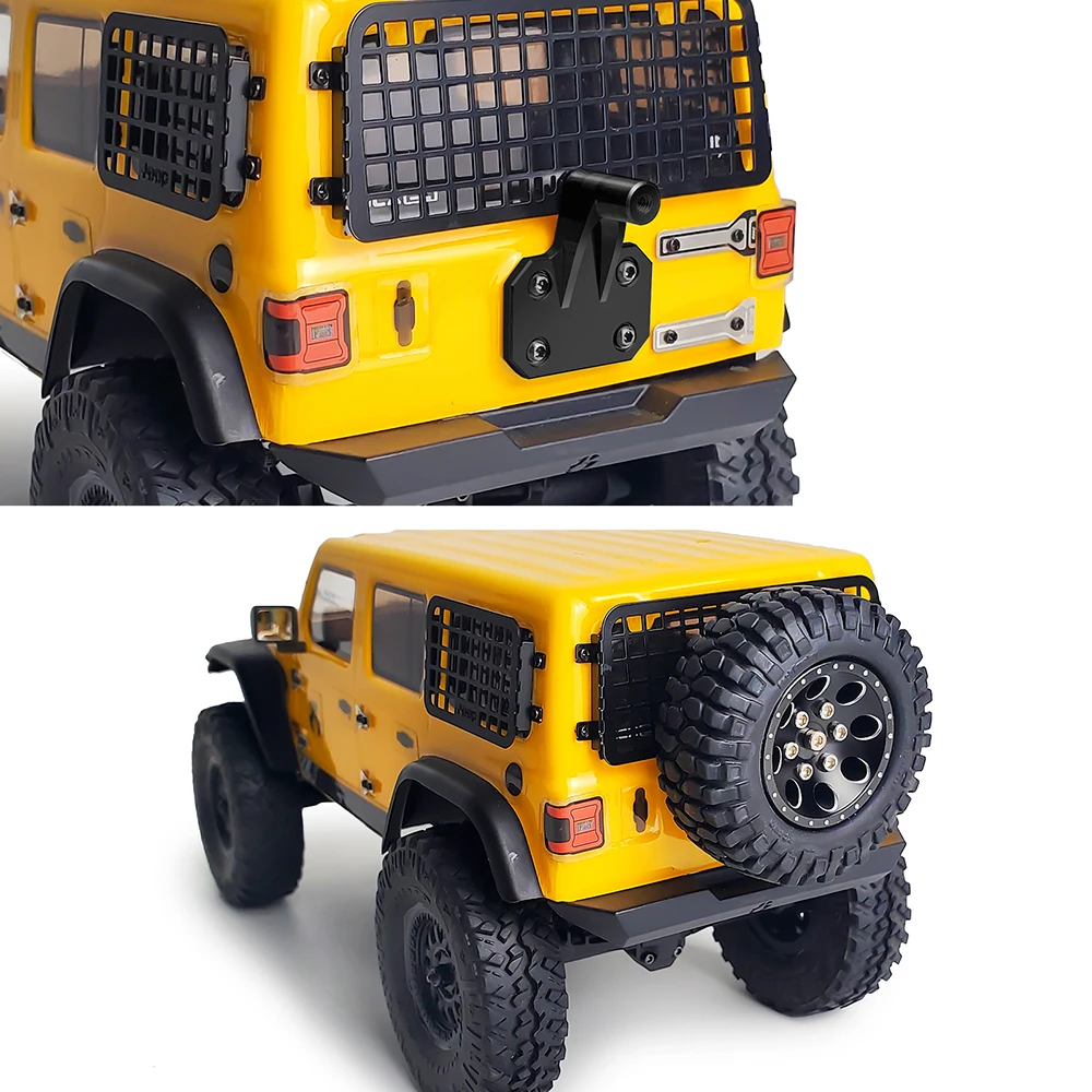 ตาข่ายกันกระแทกสำหรับติดตั้งยางอะไหล่ที่บังโคลนหลัง สำหรับรถ Axial SCX24 AXI00002 ขนาด 1/24 อะไหล่รถบังคับวิทยุ