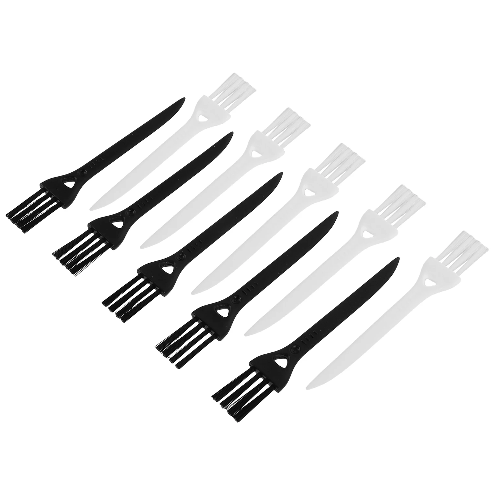 

10pcs Cleaning Brush for Razor Electric Clipper Crevice Groove Detail Small Brushes Barber Supplies Plastic Scrub