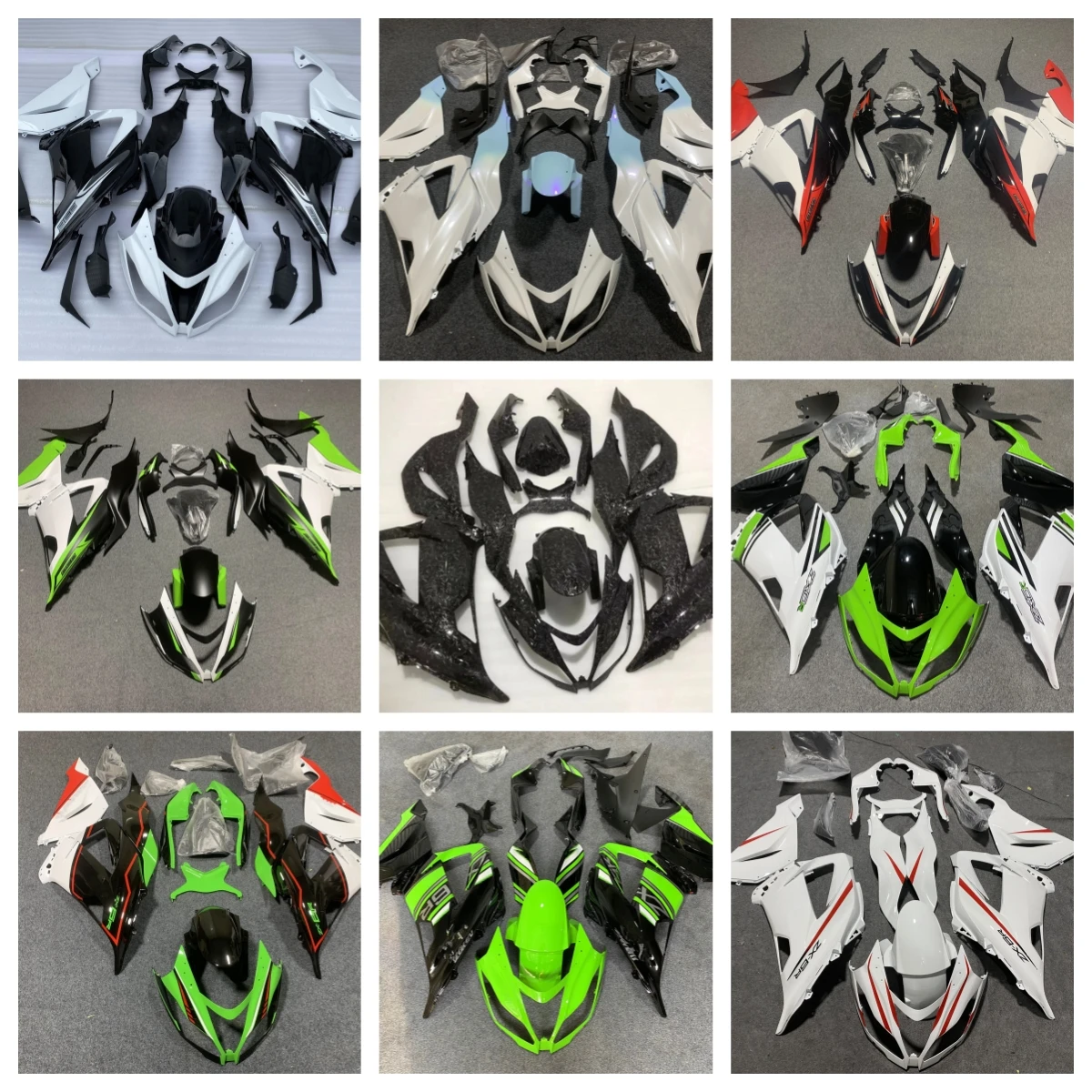 

А/Новый комплект обтекателей для мотоцикла из АБС-пластика, подходит для ZX6R 636 ZX-6R2013 2014 2015 2016 2017 2018, полный кузов на заказ