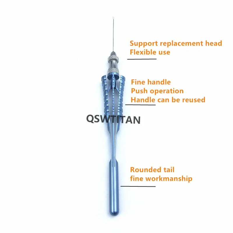 Capsulorhexis Forceps Ophthalmic Forceps Retinal Removable Head Eye Surgical Instrument