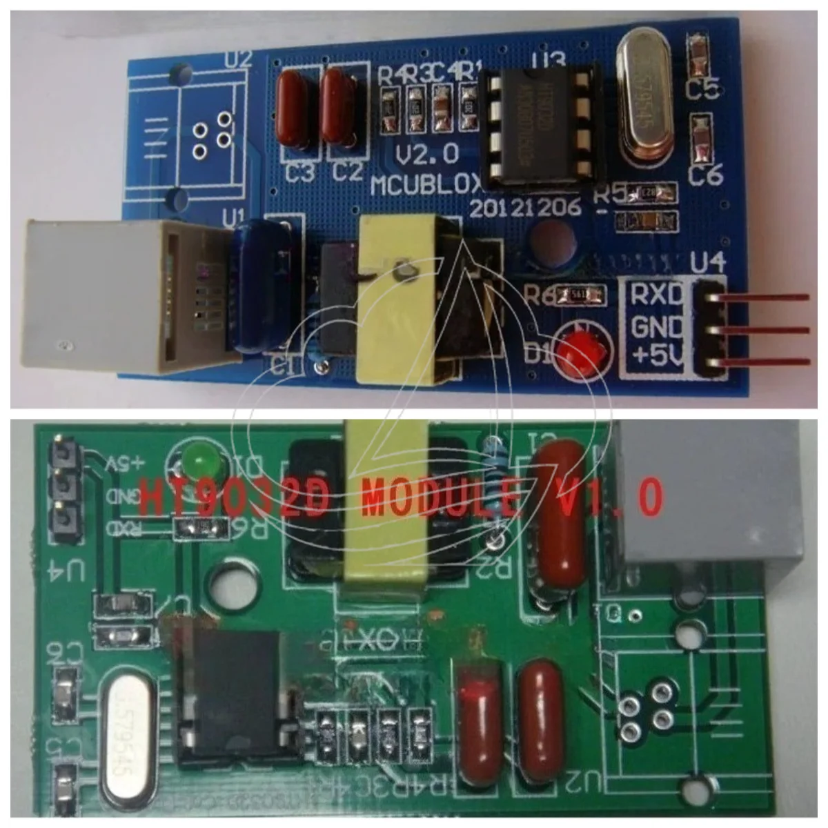 HT9032D Development Board FSK Modulation Call Display Decoding Learning Board Microcontroller Decoding